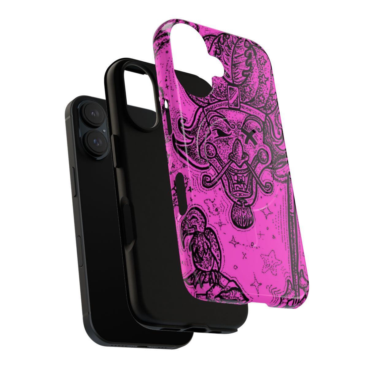 Magnetic tough phone case featuring the Great Milenko artwork for Insane Clown Posse fans. - Layers