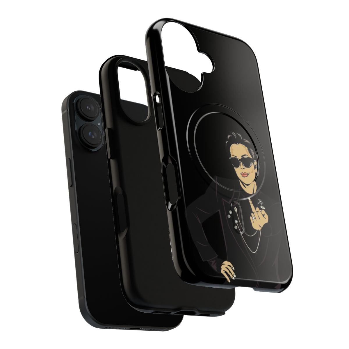 Magnetic Tough Phone Case Inspired by Reality TV Star Kris Jenner - Layers