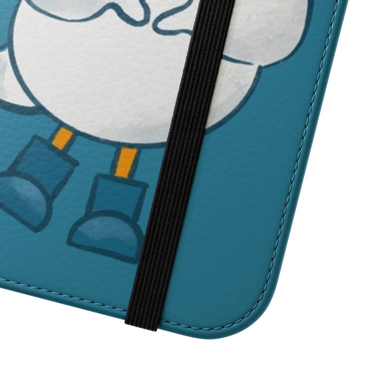 A stylish flip phone case featuring a seagull design, perfect for coastal and beach-inspired style. - Close Up