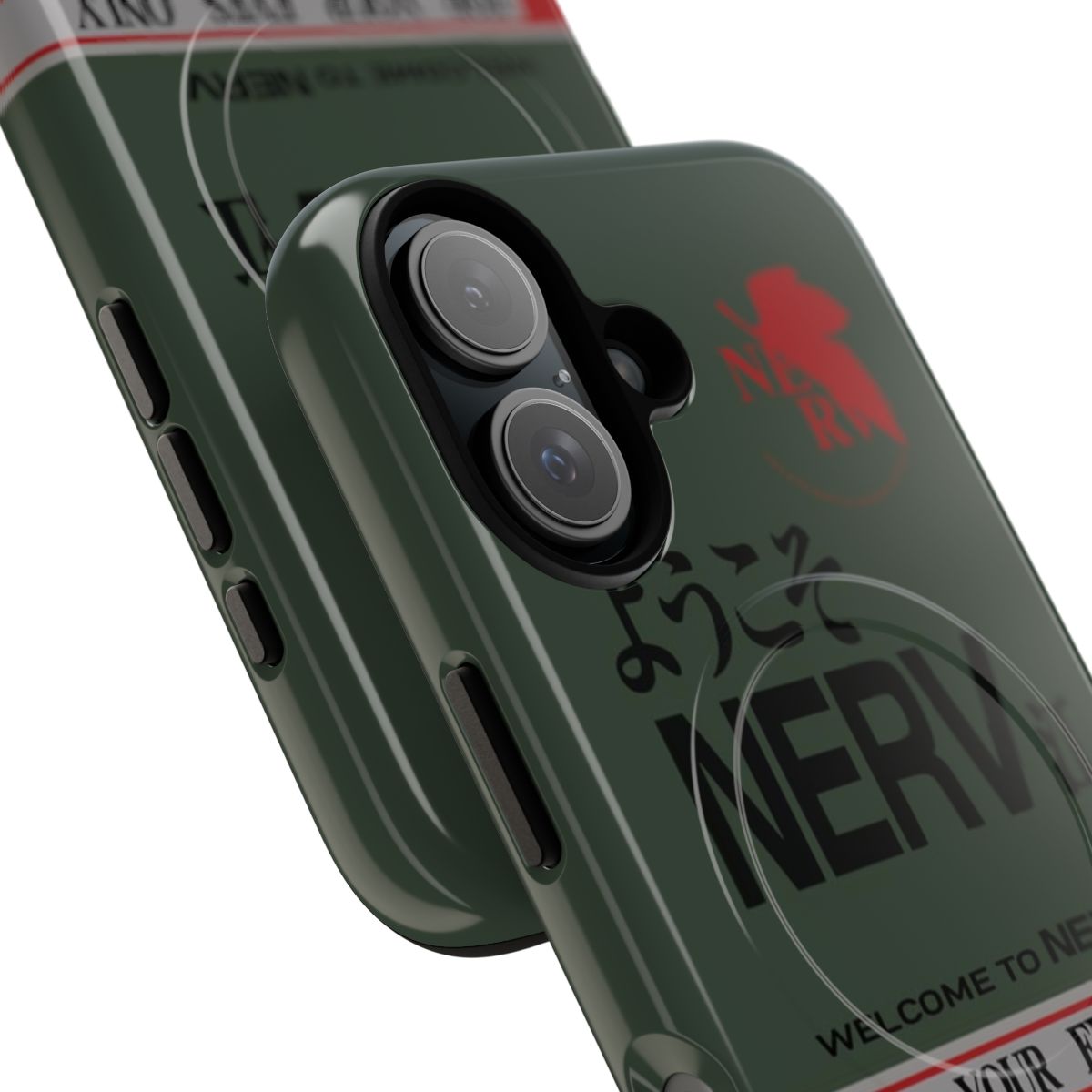 Nerv Evangelion Magnetic Tough Phone Case - Detail