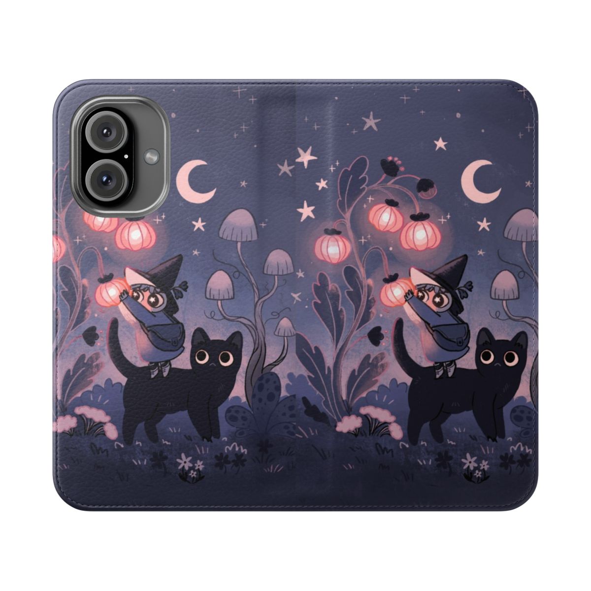 Enchanted fantasy phone case with witchcraft and magical elements