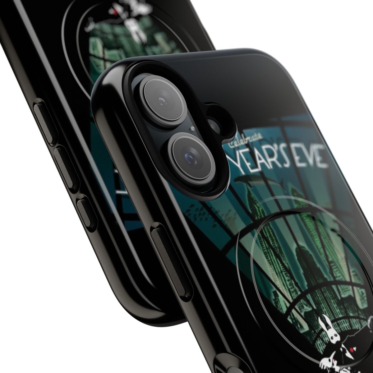 Bioshock Rapture-inspired magnetic tough phone case - Detail