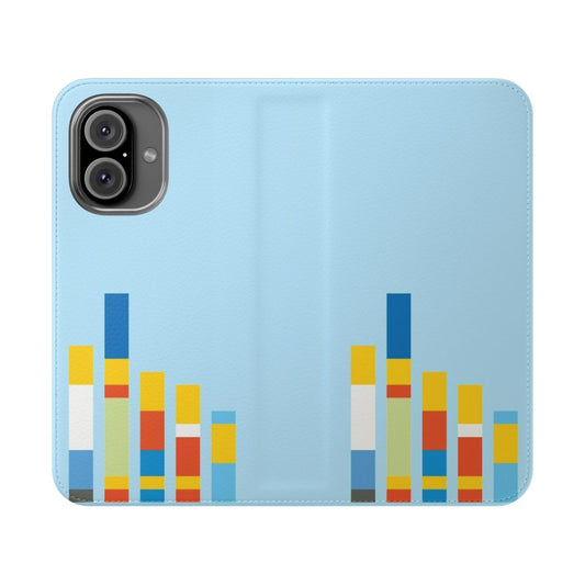 A flip cover phone case featuring a Simpsons-inspired design with the iconic "D'oh!" catchphrase.