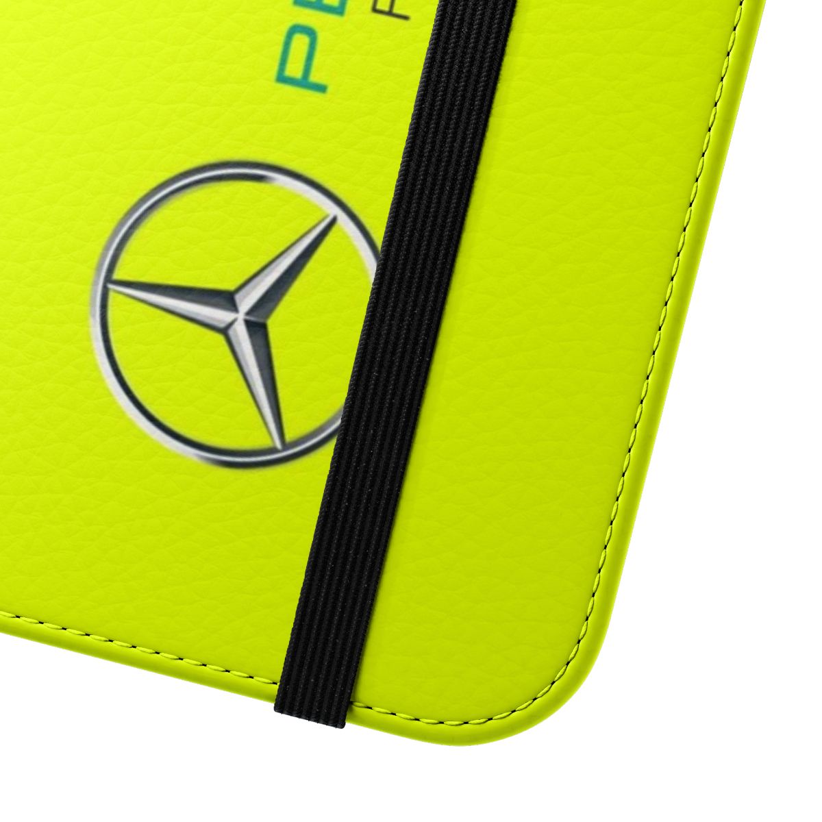 Sleek and durable phone case with Mercedes-AMG Petronas Formula One Team design - Close Up