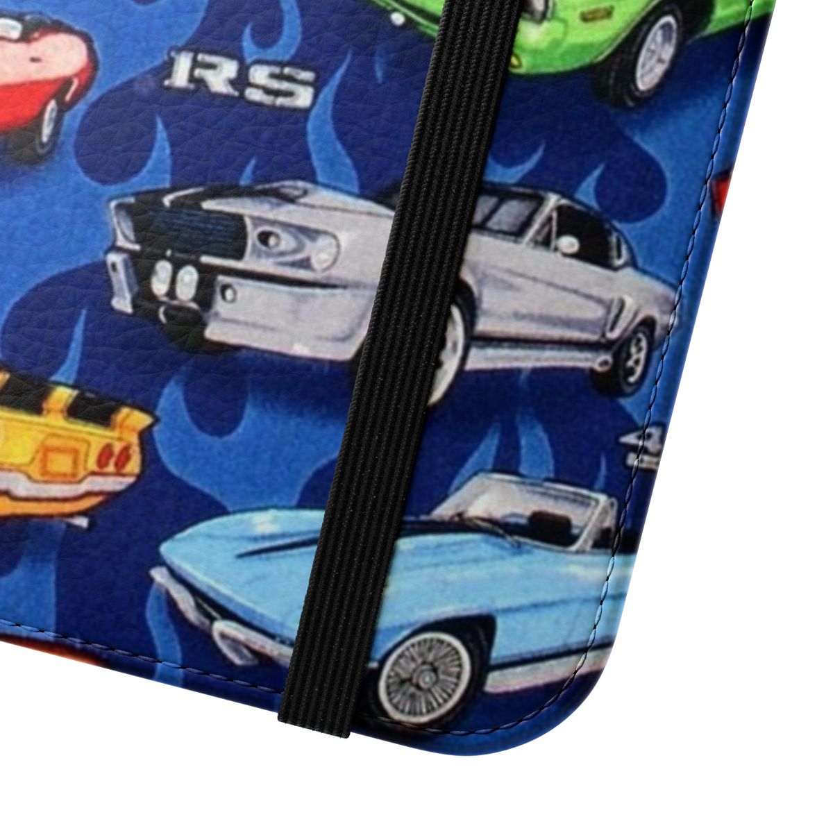 Auto Sports Muscle Car Pattern Phone Case - Close Up