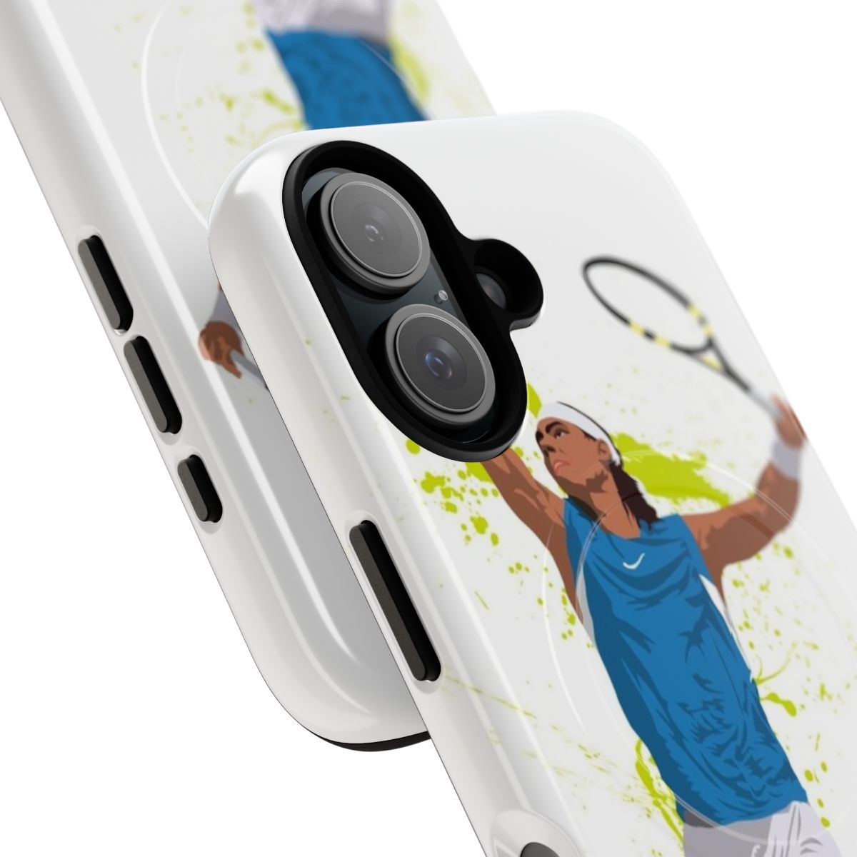 Magnetic tough phone case with Rafael Nadal design - Detail