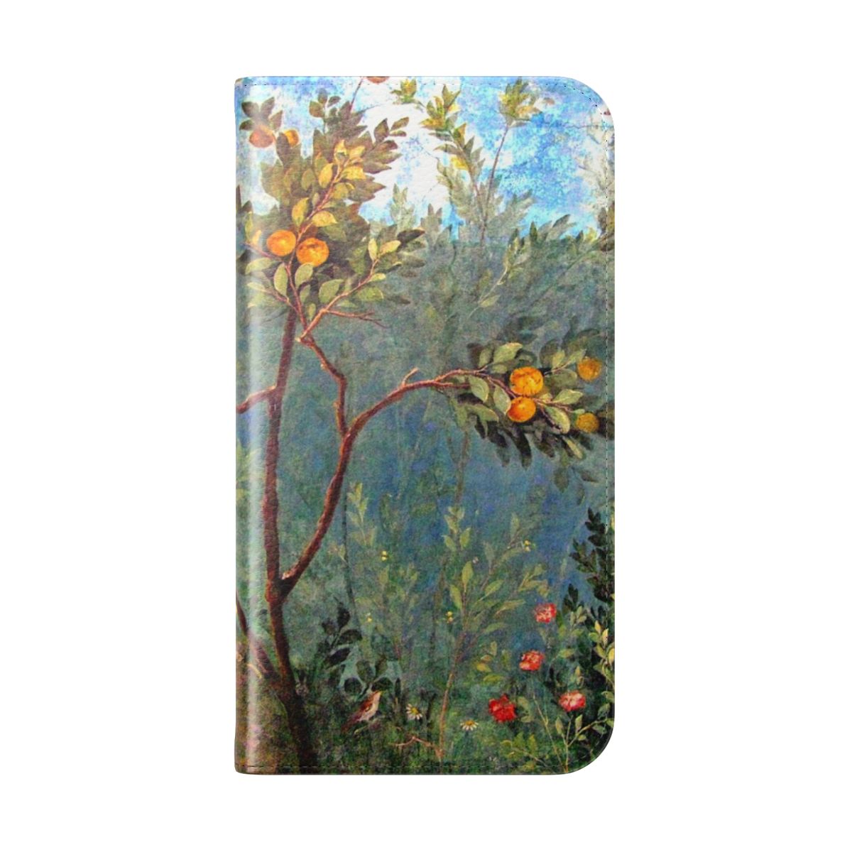 Ancient Roman Fresco Inspired Phone Case - Folded Back