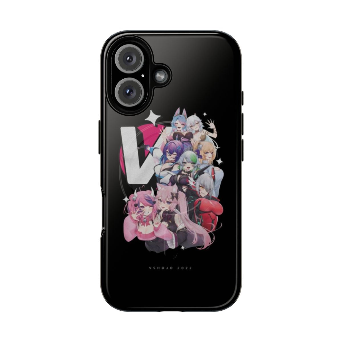 Durable vShojo-themed magnetic phone case