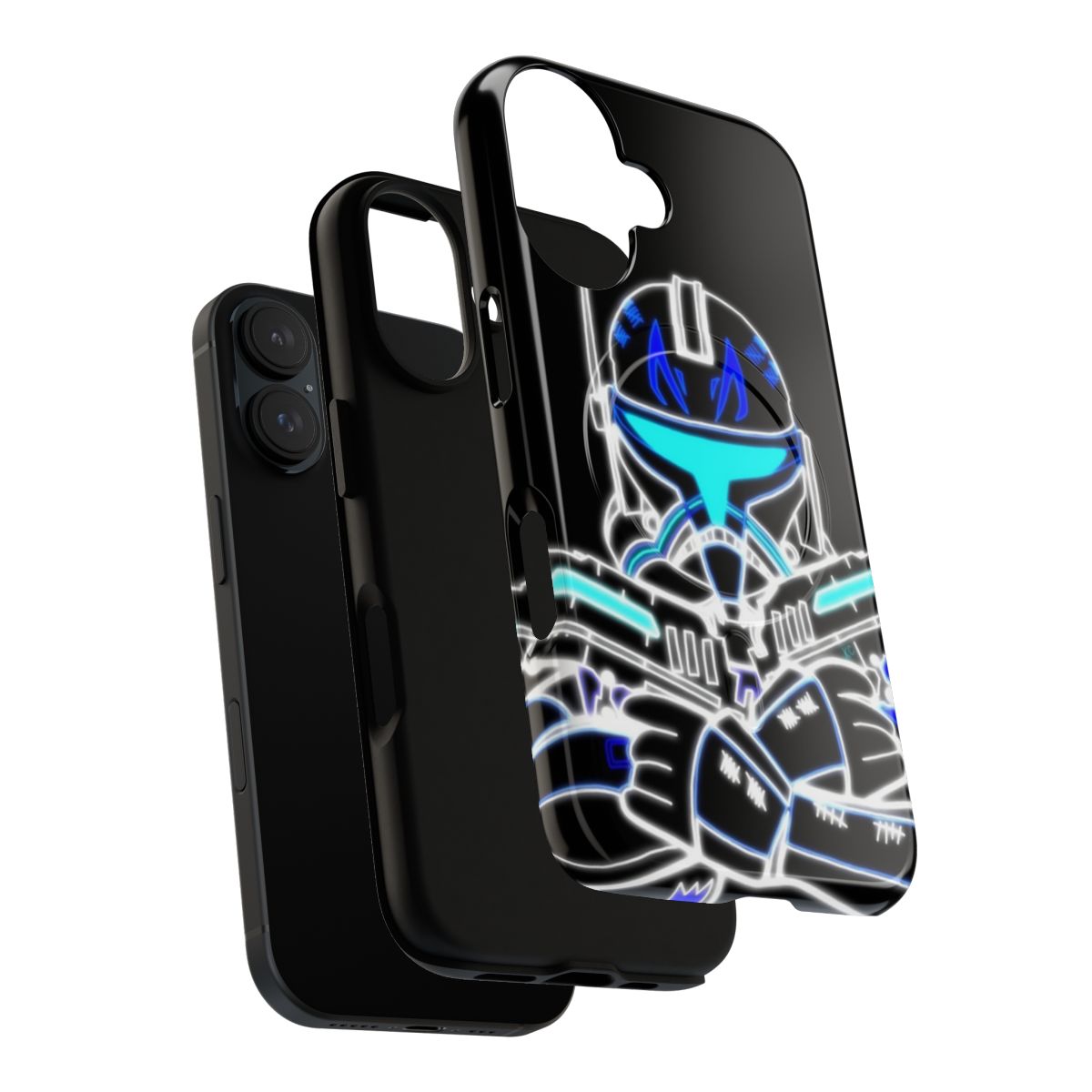 Clone Trooper Captain Rex Magnetic Tough Phone Case - Layers