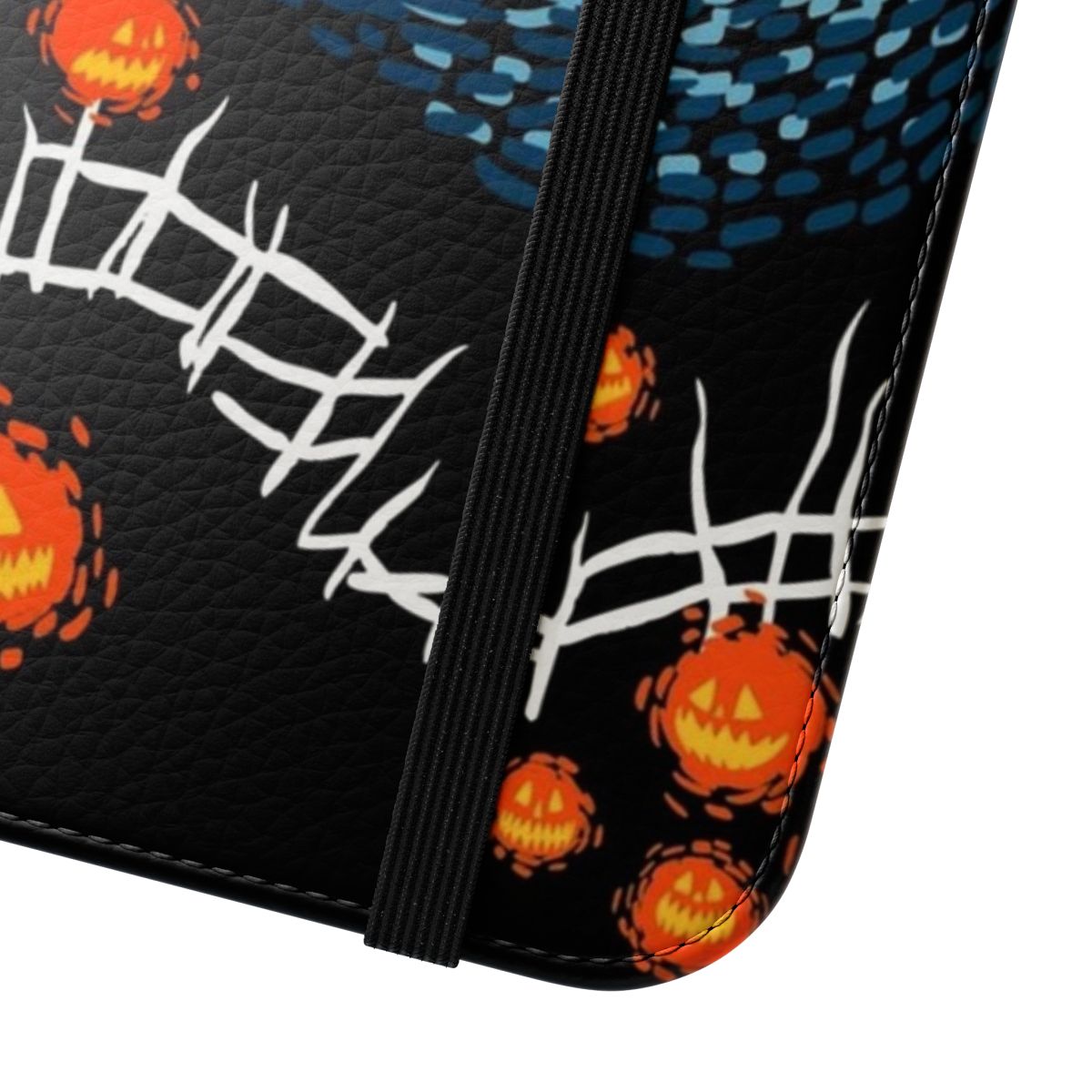 Starry Nightmare Minimalist Phone Case with Jack Skellington and Sally from the Nightmare Before Christmas movie - Close Up