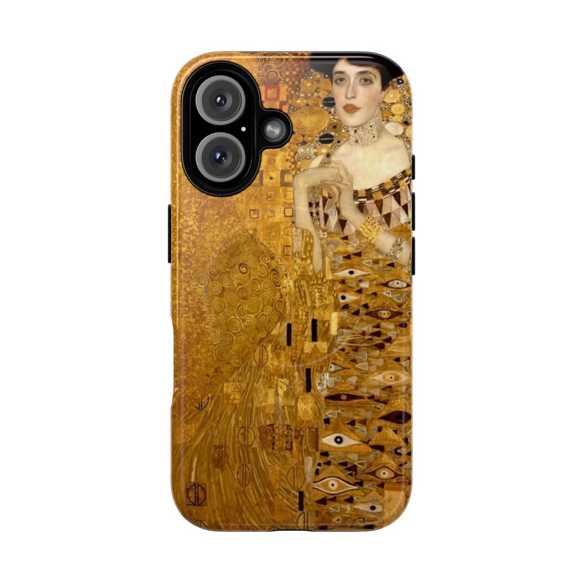 Artistic phone case with Gustav Klimt's painting "Woman in Gold"