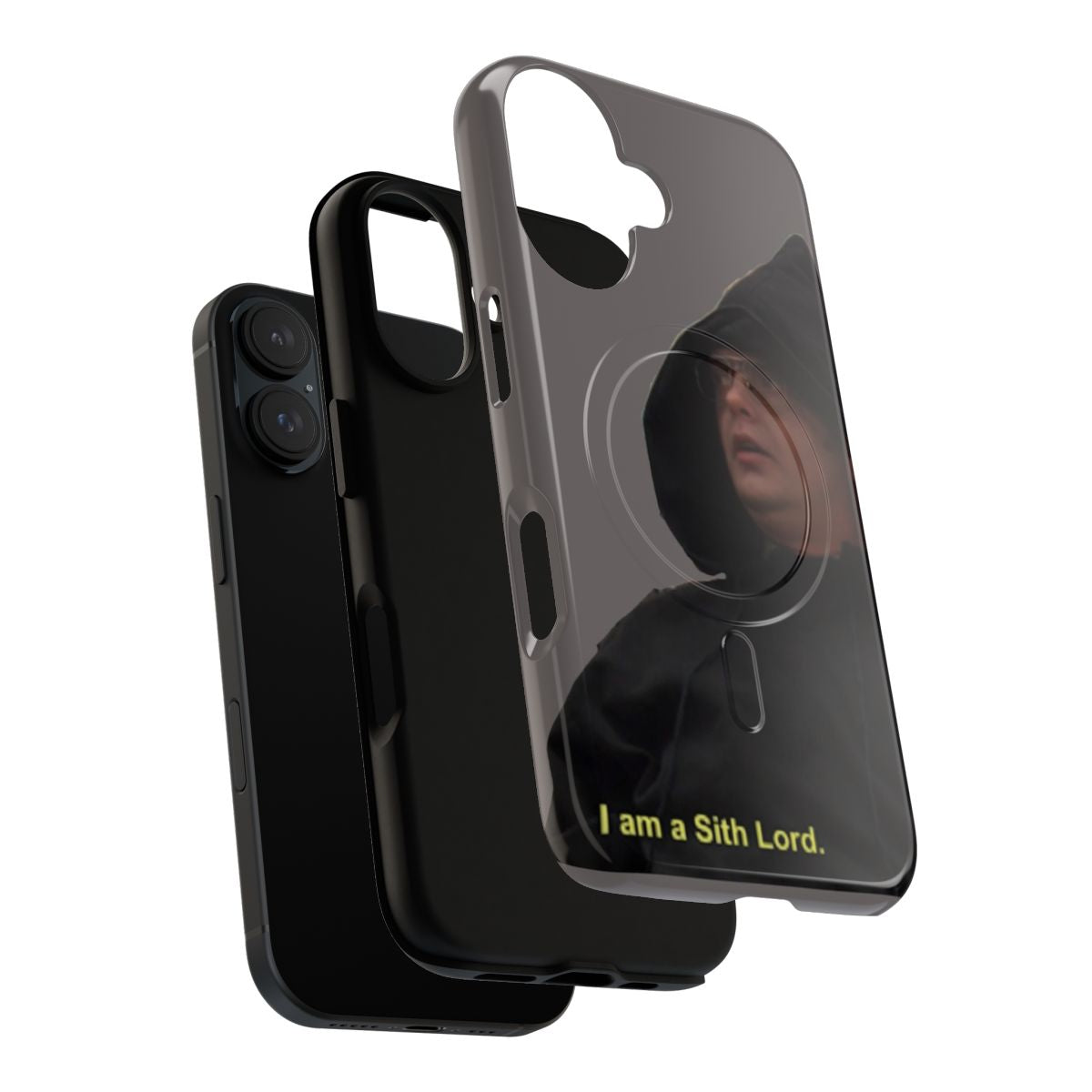 Magnetic tough phone case featuring Dwight Schrute dressed as a Sith Lord from The Office - Layers