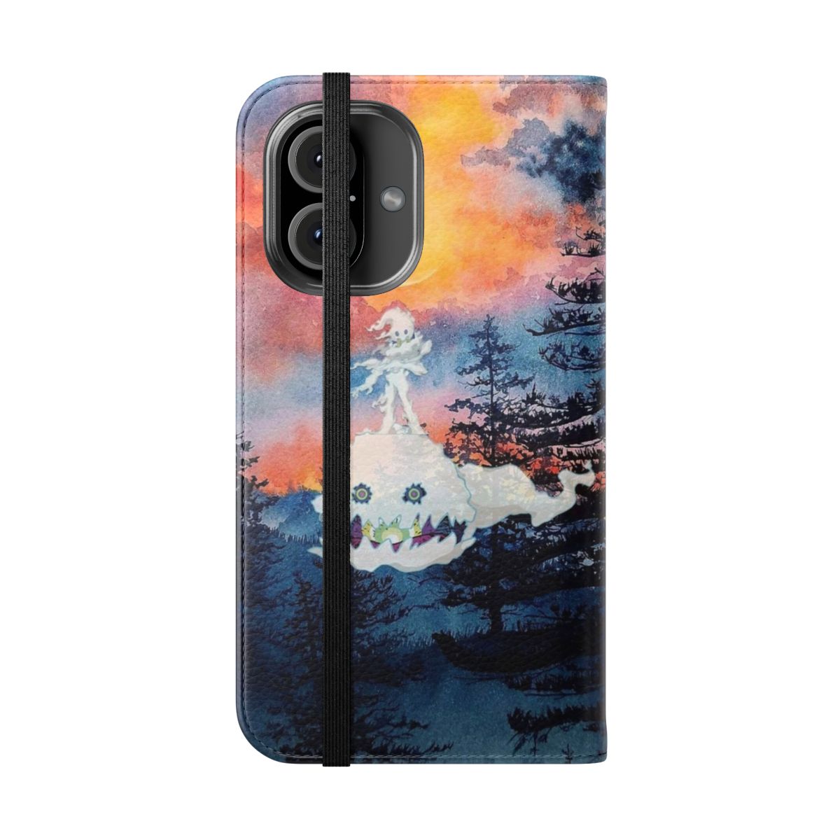 Hip Hop Inspired Kids See Ghosts Phone Case - Folded Front