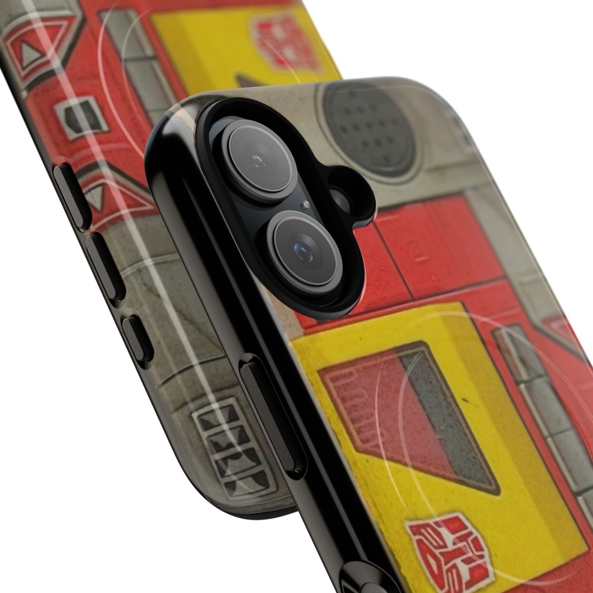 Transformers Blaster Inspired Magnetic Tough Phone Case - Detail