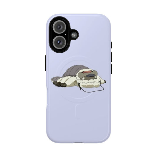 Magnetic phone case featuring a tired Appa from the Avatar: The Last Airbender series