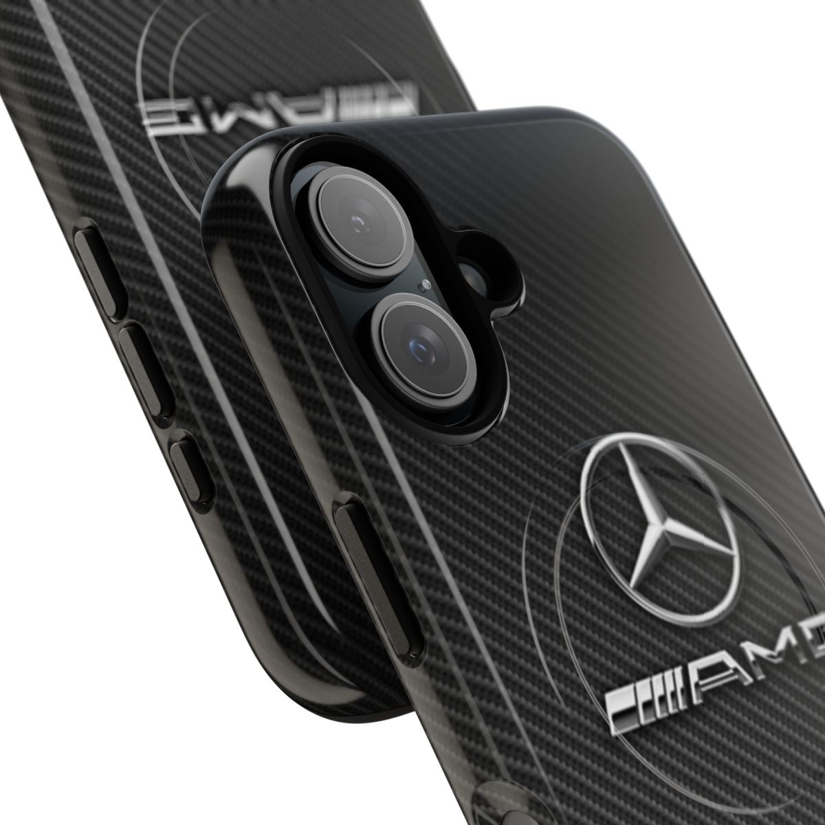 Tough magnetic phone case with sports car design - Detail