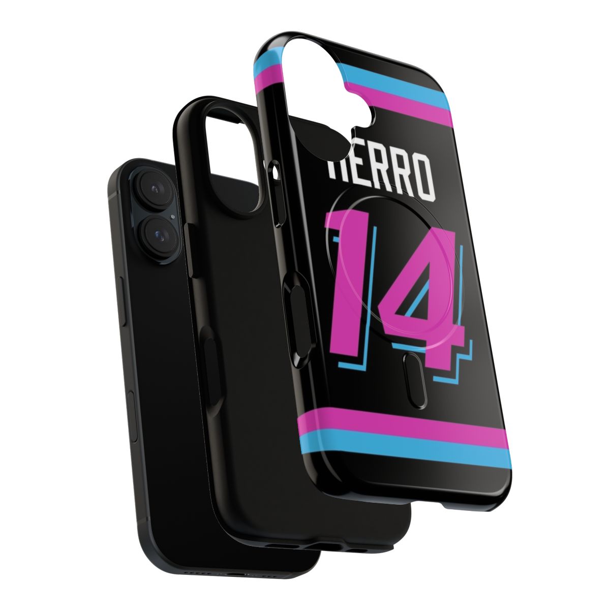 Phone case featuring a basketball player's jersey design - Layers