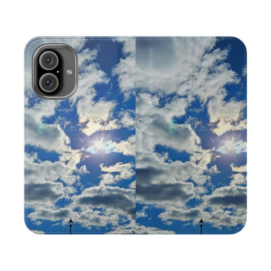 Beautiful dreamy blue cloud phone case