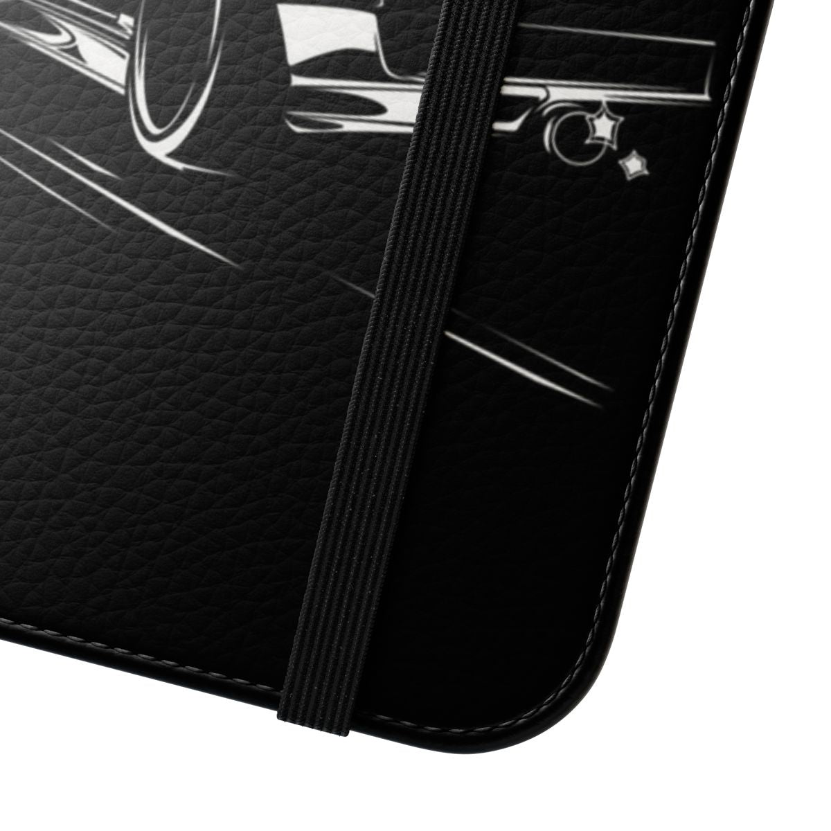 Nissan Silvia S15 inspired flip cover phone case - Close Up