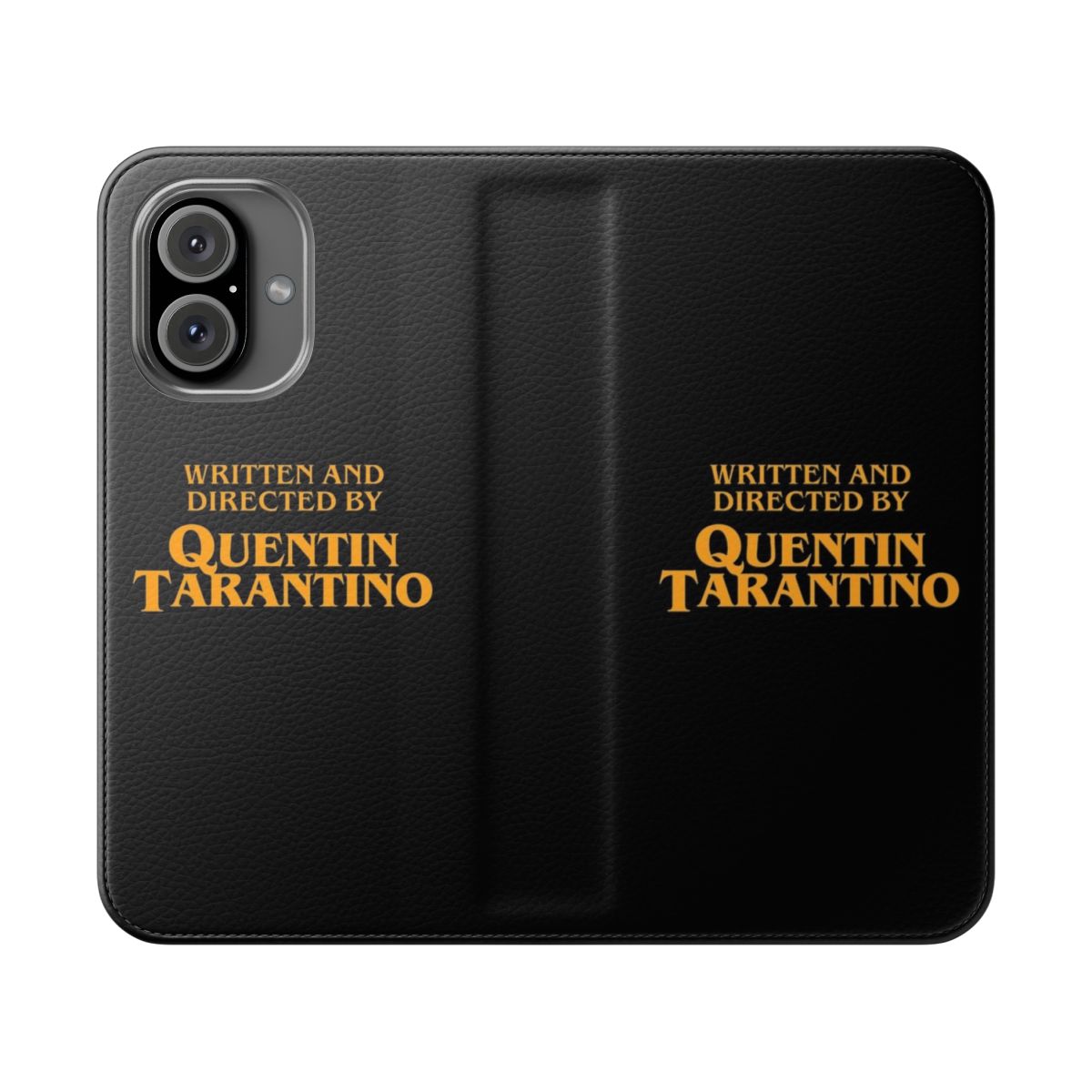 Tarantino-Inspired Flip Cover Phone Case with Movie Director Imagery