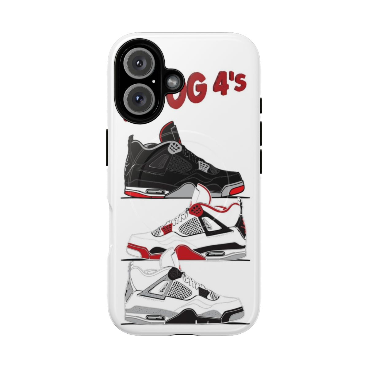 Air Jordan 4 inspired magnetic tough phone case