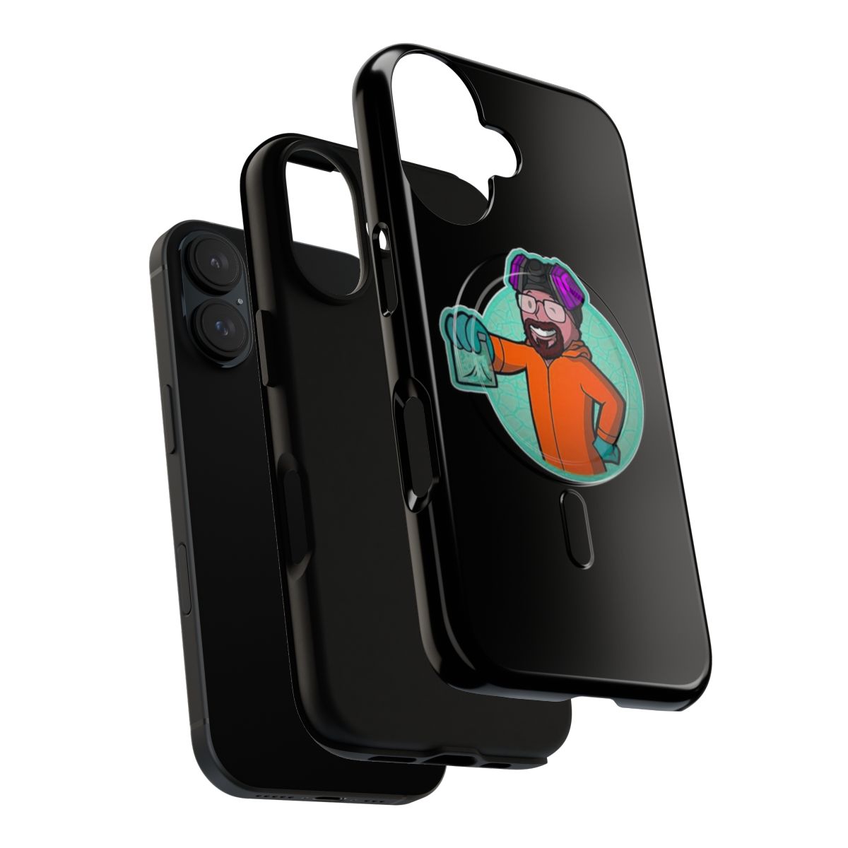 Breaking Bad-inspired phone case featuring Walter White and Jesse Pinkman - Layers