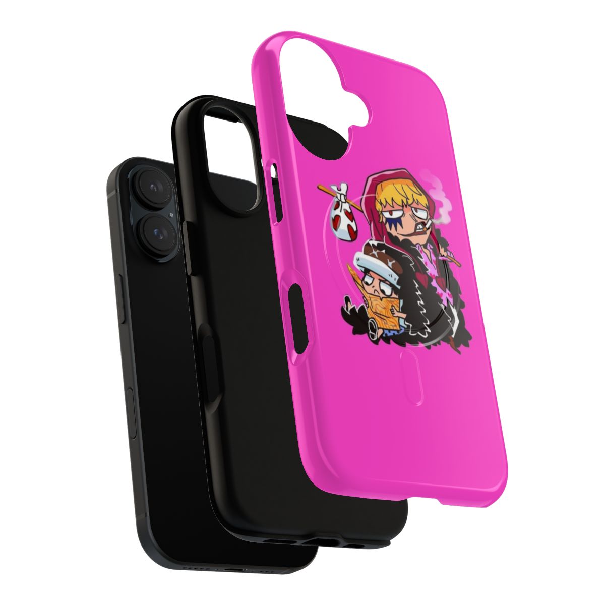 One Piece themed magnetic and tough phone case - Layers