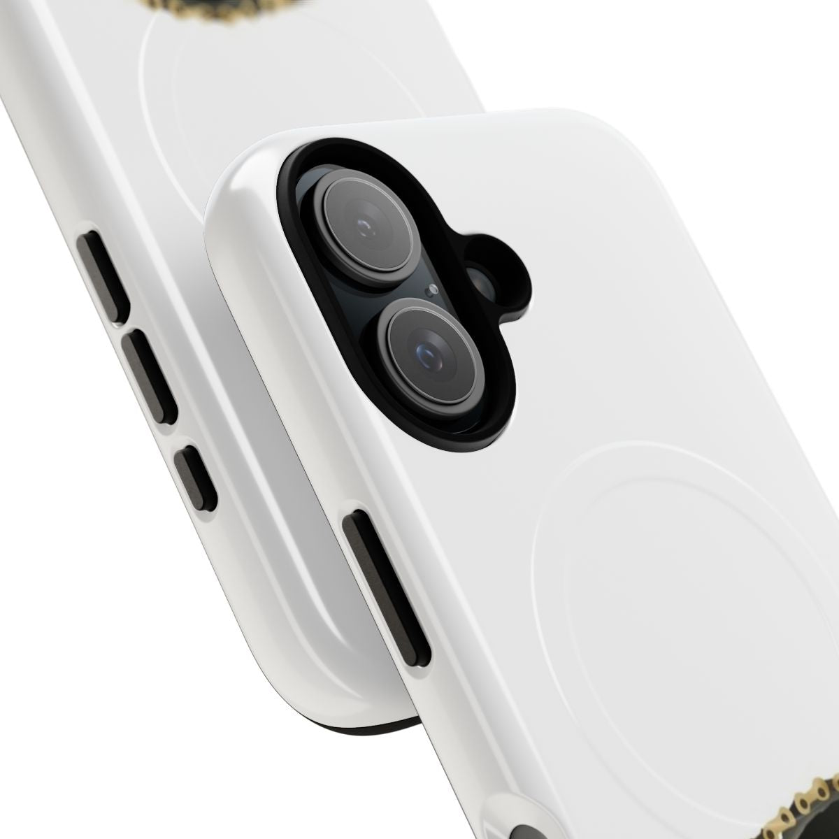 Bike chain-inspired magnetic and tough phone case - Detail