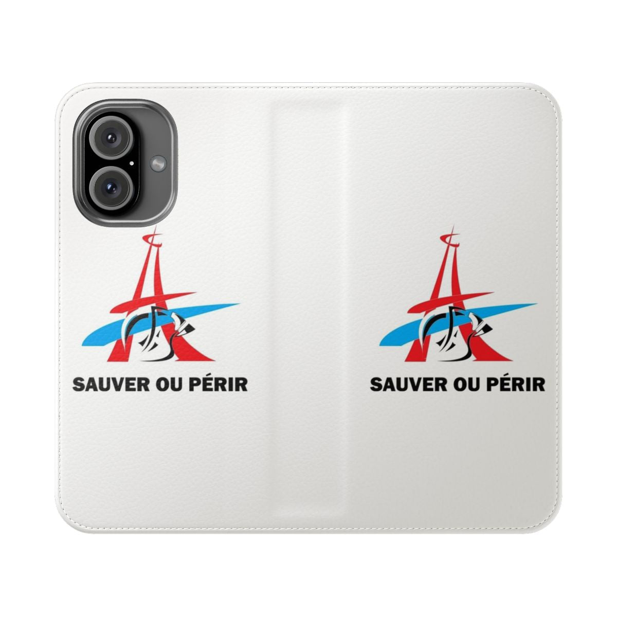 Protective Paris firefighter phone case with BSPP logo