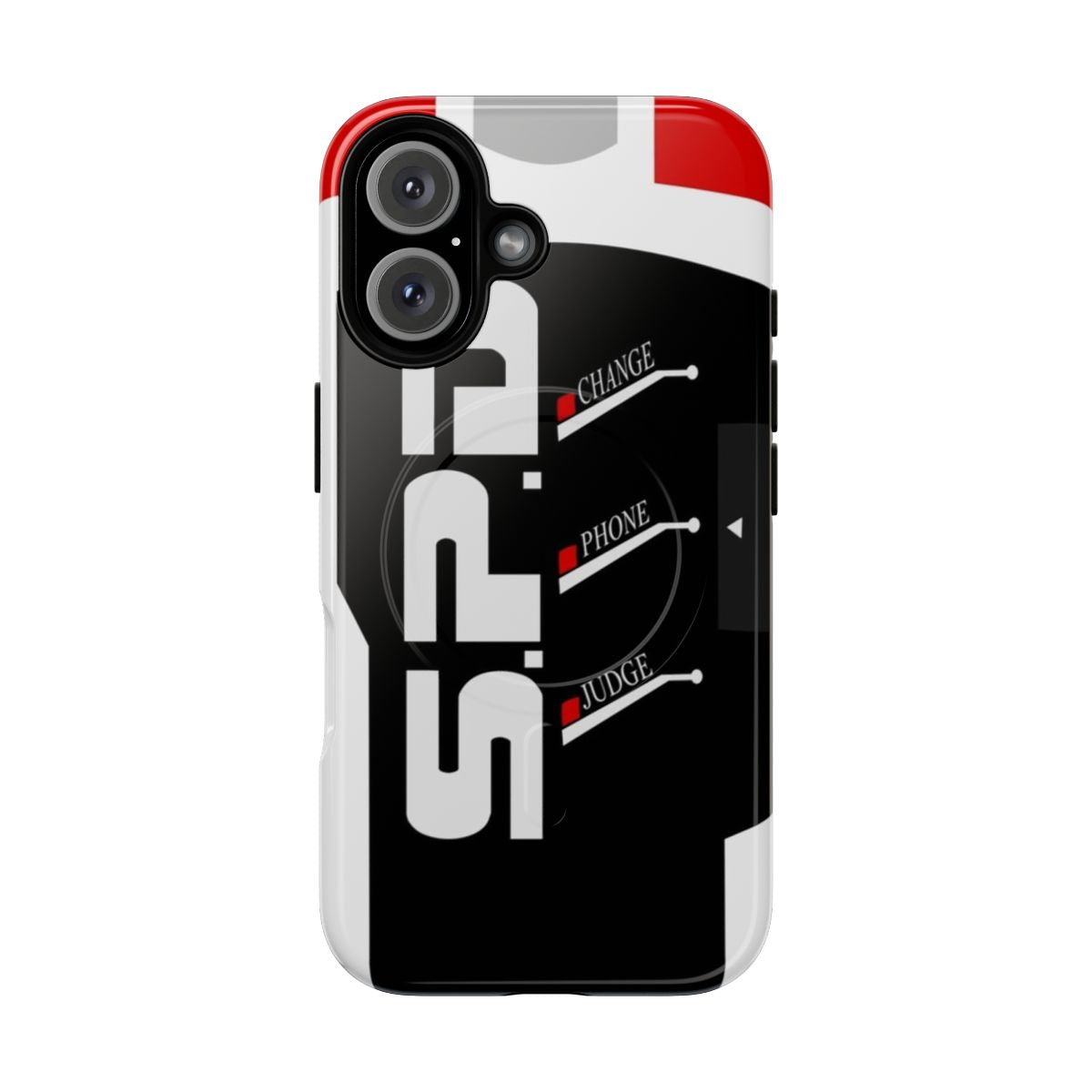 Durable magnetic phone case inspired by the Super Sentai series Tokusou Sentai Dekaranger