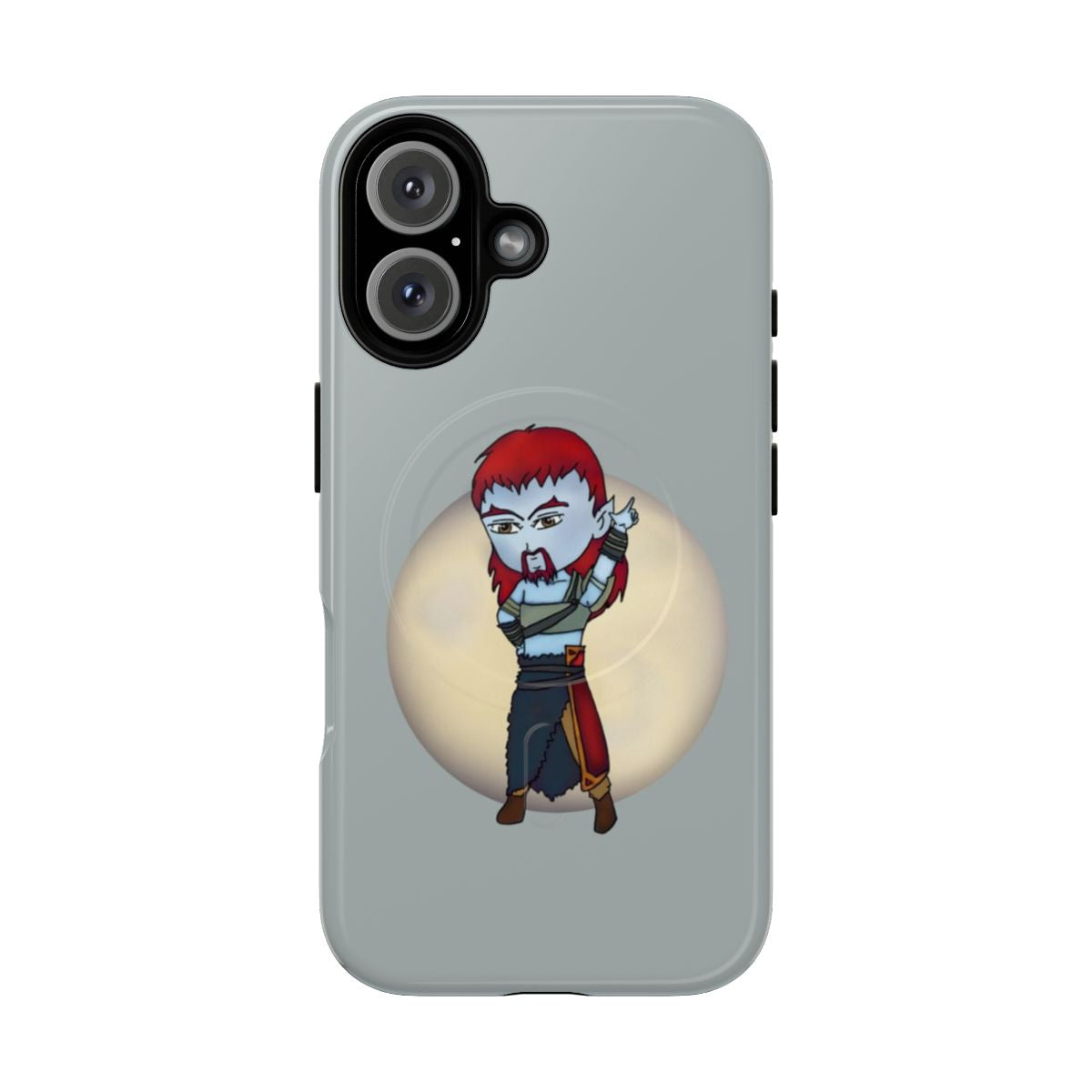 Godbrand-Inspired Anime-Style Phone Case