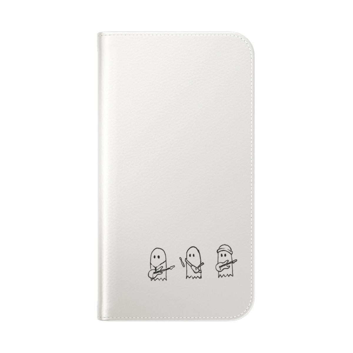 Ghosties themed flip cover phone case for Julie and the Phantoms fans - Folded Back