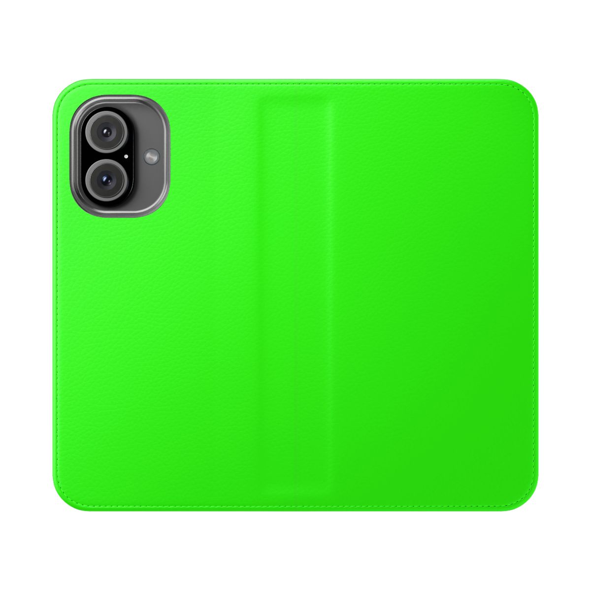 Vibrant neon green minimalist phone case cover