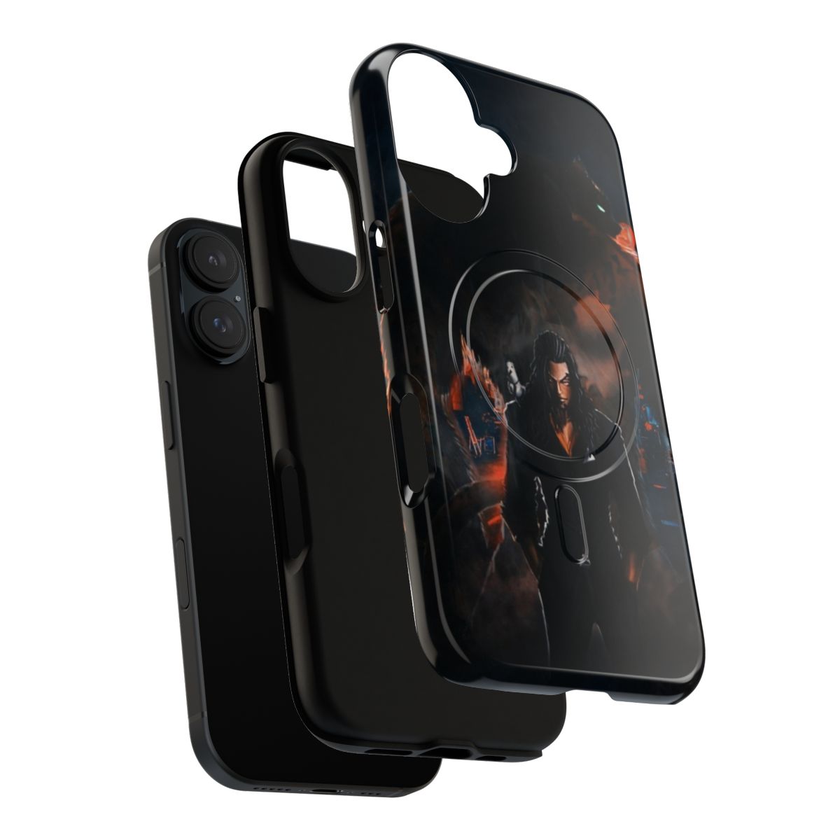 Magnetic Tough Phone Case Featuring Rob Lucci from One Piece Anime - Layers