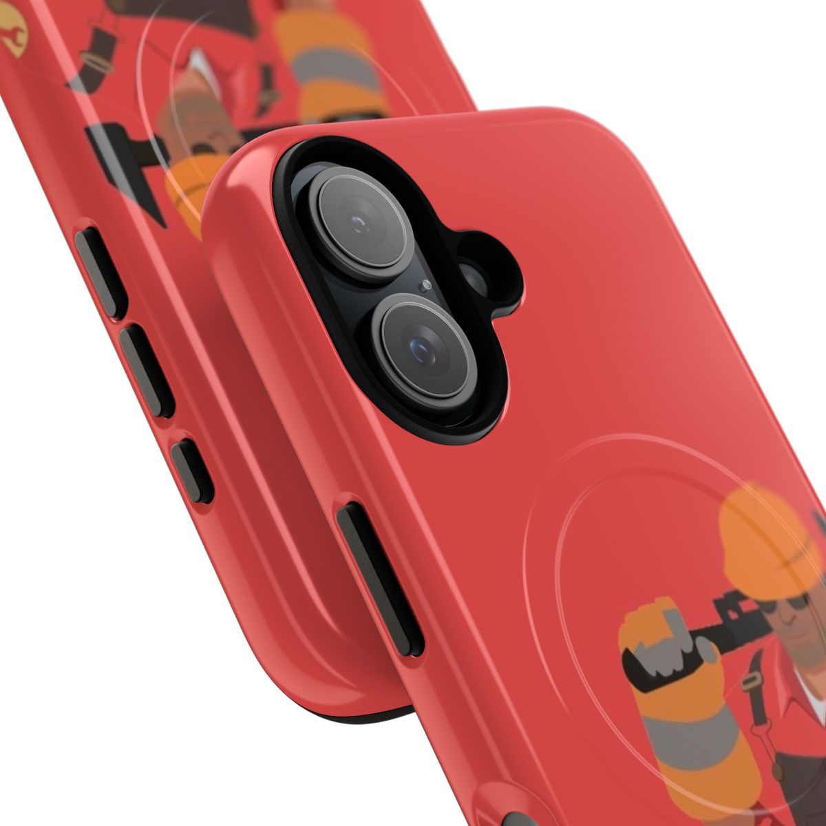 Team Fortress 2 Engineer Magnetic Tough Phone Case - Detail