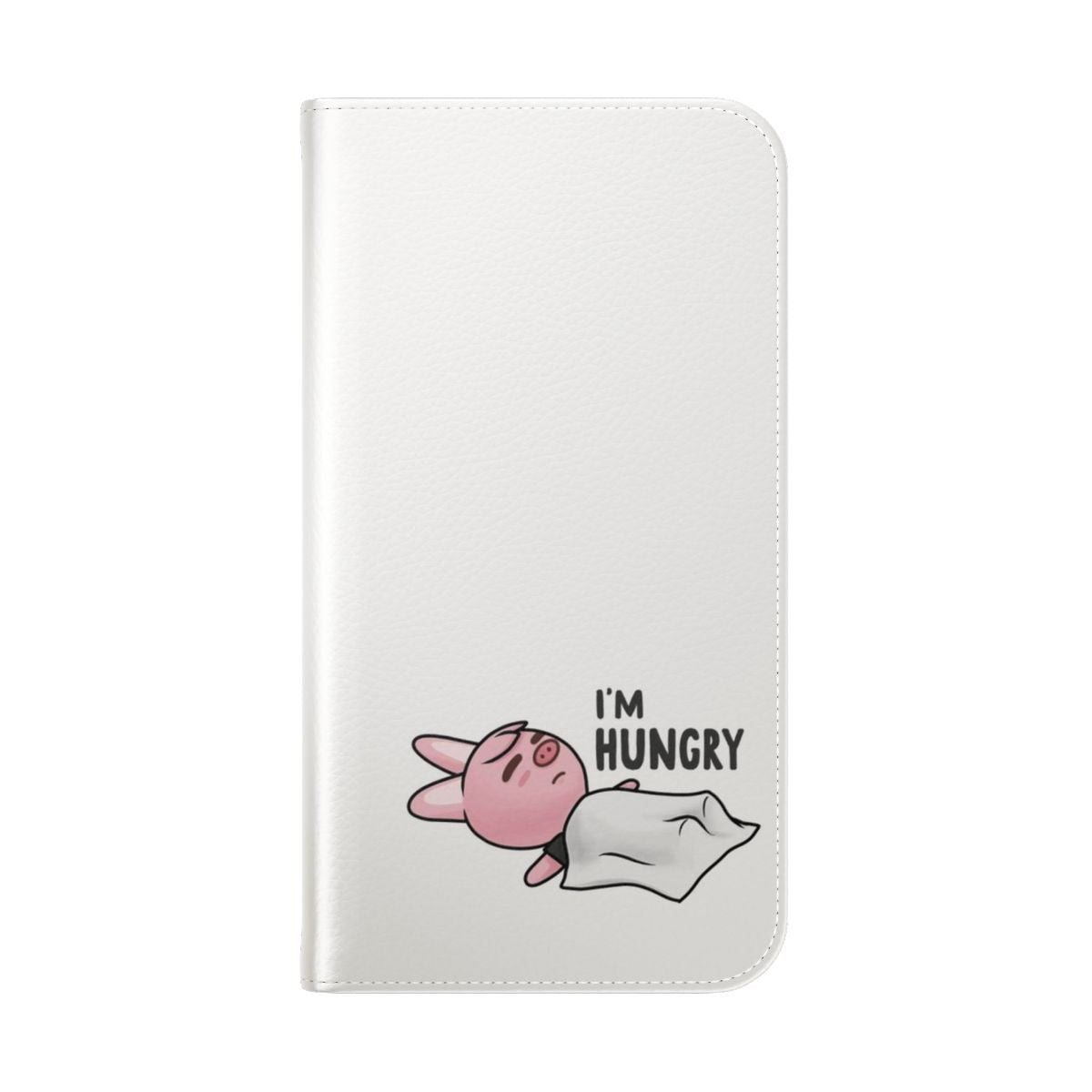 Dwaekki inspired flip cover phone case featuring the popular Stray Kids character - Folded Back