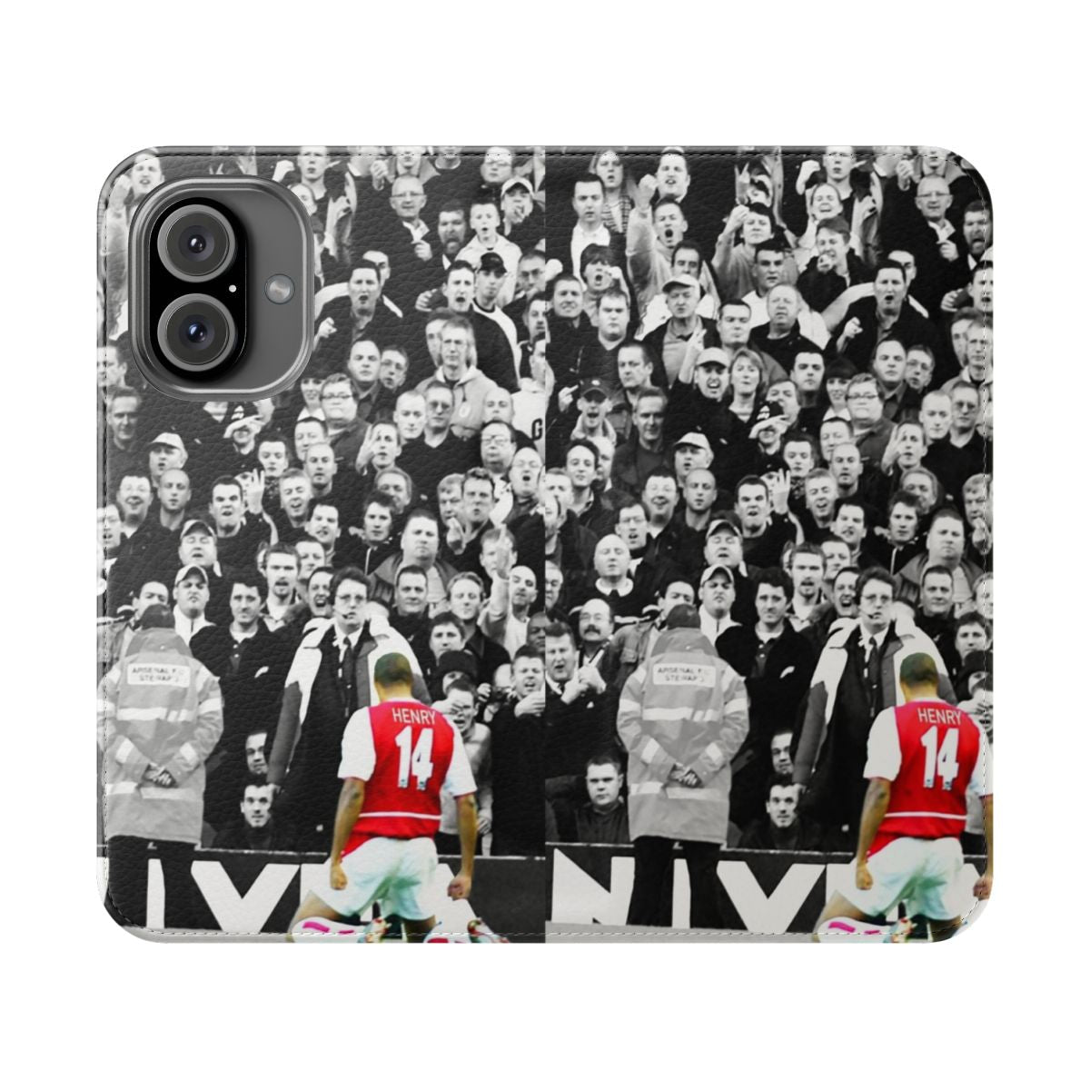 Sleek phone case featuring the iconic image of football legend Thierry Henry