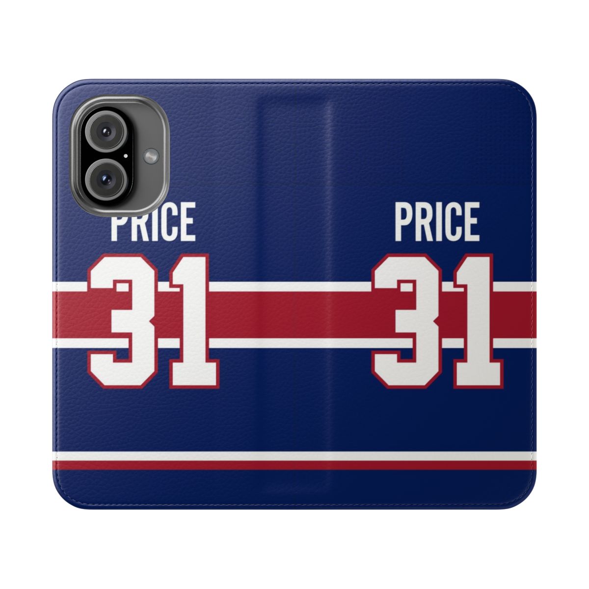 Montreal Canadiens-inspired Carey Price flip cover phone case