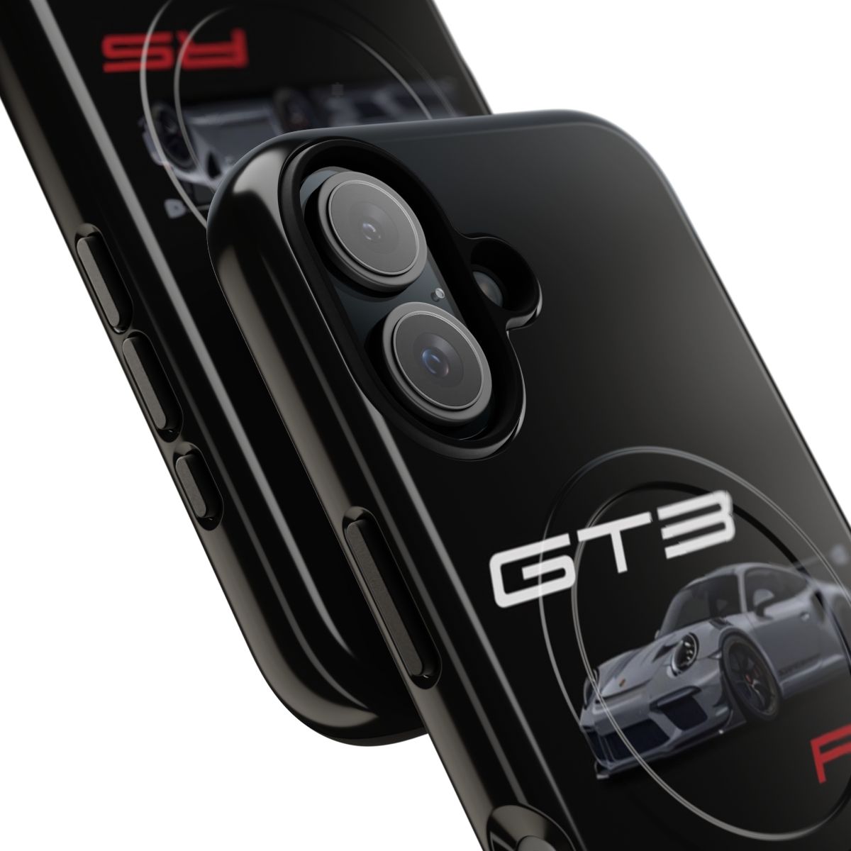 Porsche 911 GT3 RS inspired magnetic and tough phone case - Detail