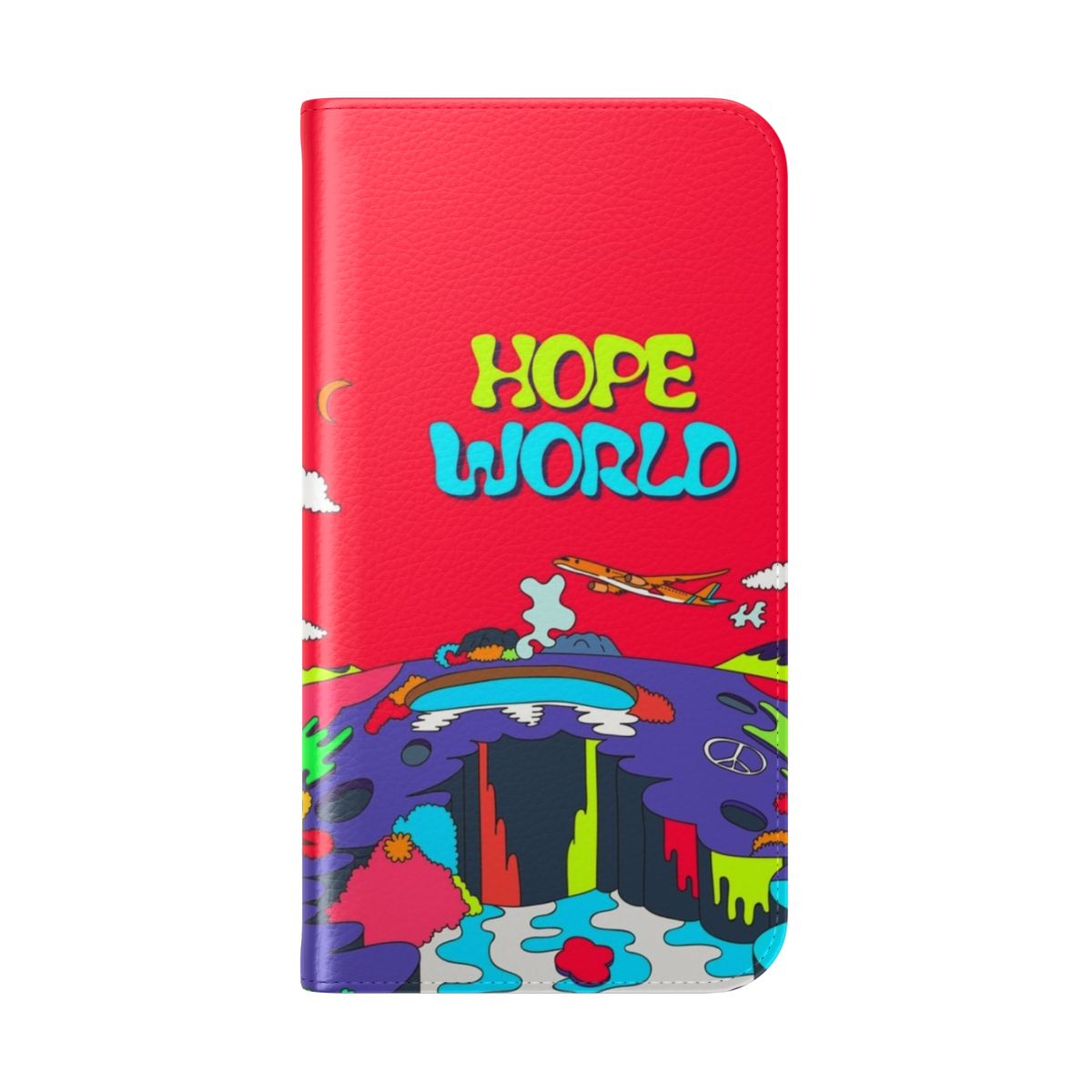 BTS Hope World Inspired Flip Cover Phone Case for iPhone and Samsung - Folded Back