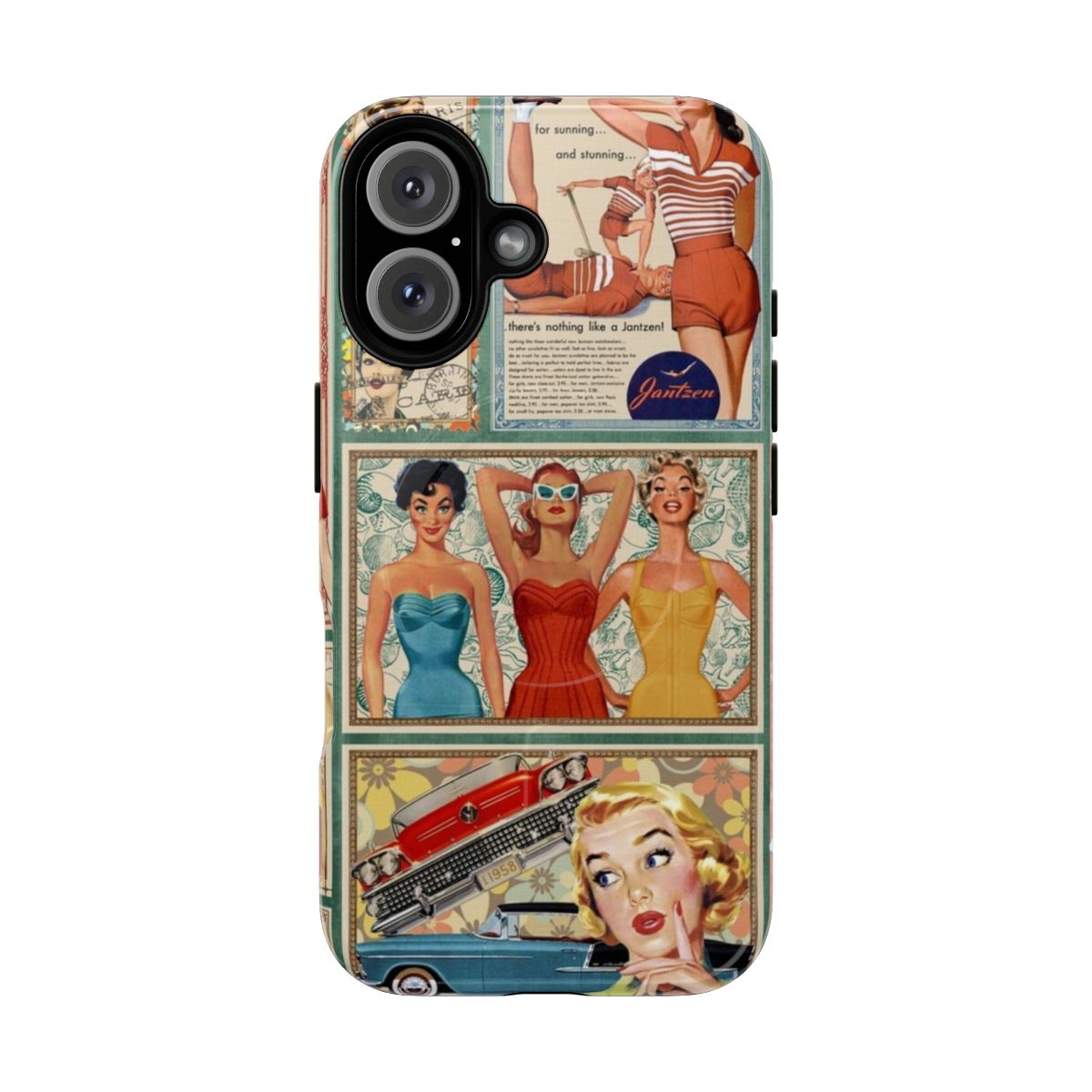 1950s-inspired magnetic tough phone case