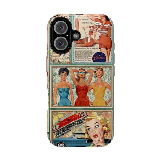 1950s-inspired magnetic tough phone case