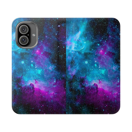 Stylish galaxy-themed phone case for Samsung smartphones