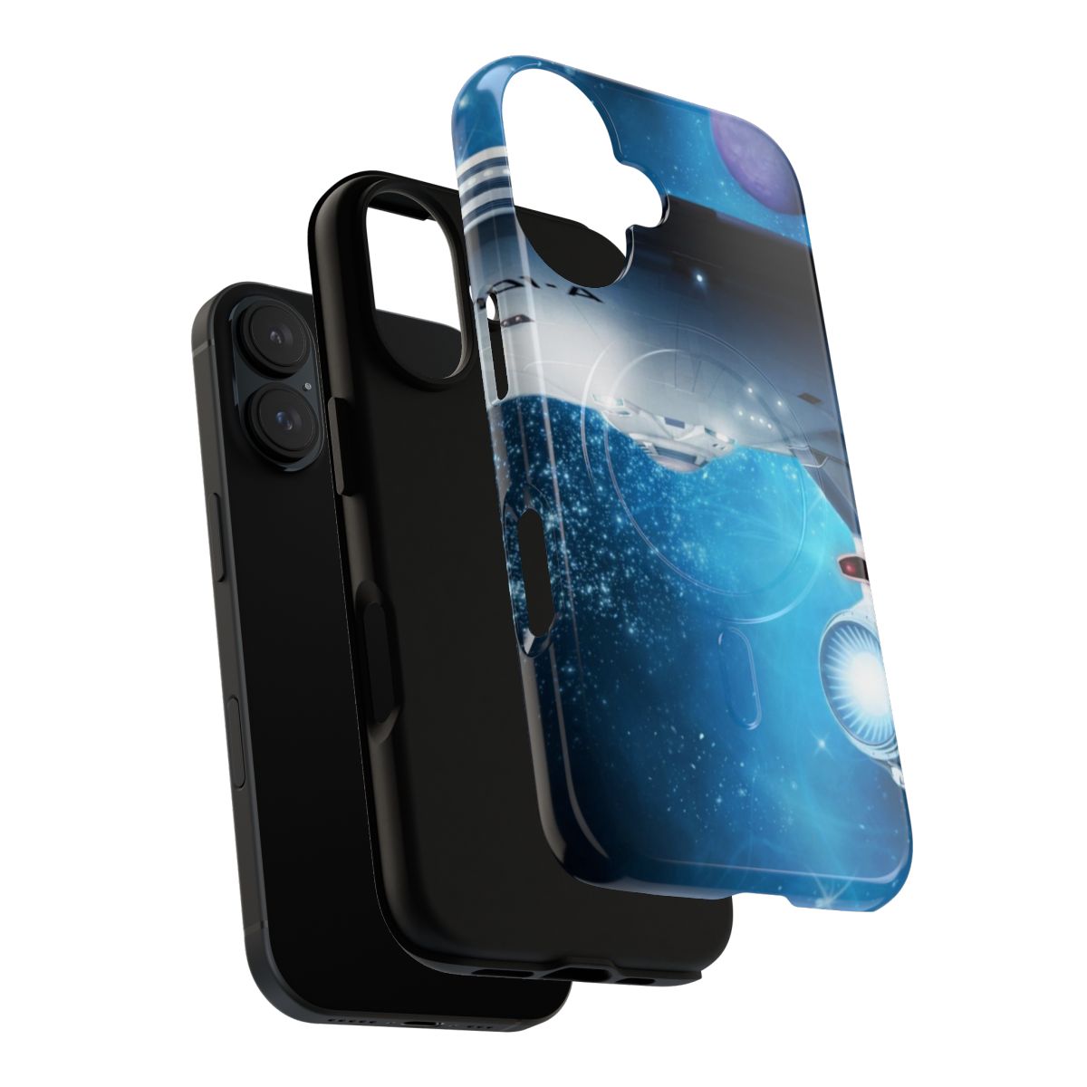 Magnetic Tough Phone Case featuring a Star Trek design - Layers