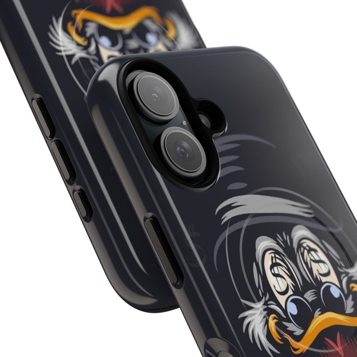 Scrooge Mcduck-inspired magnetic and tough phone case - Detail