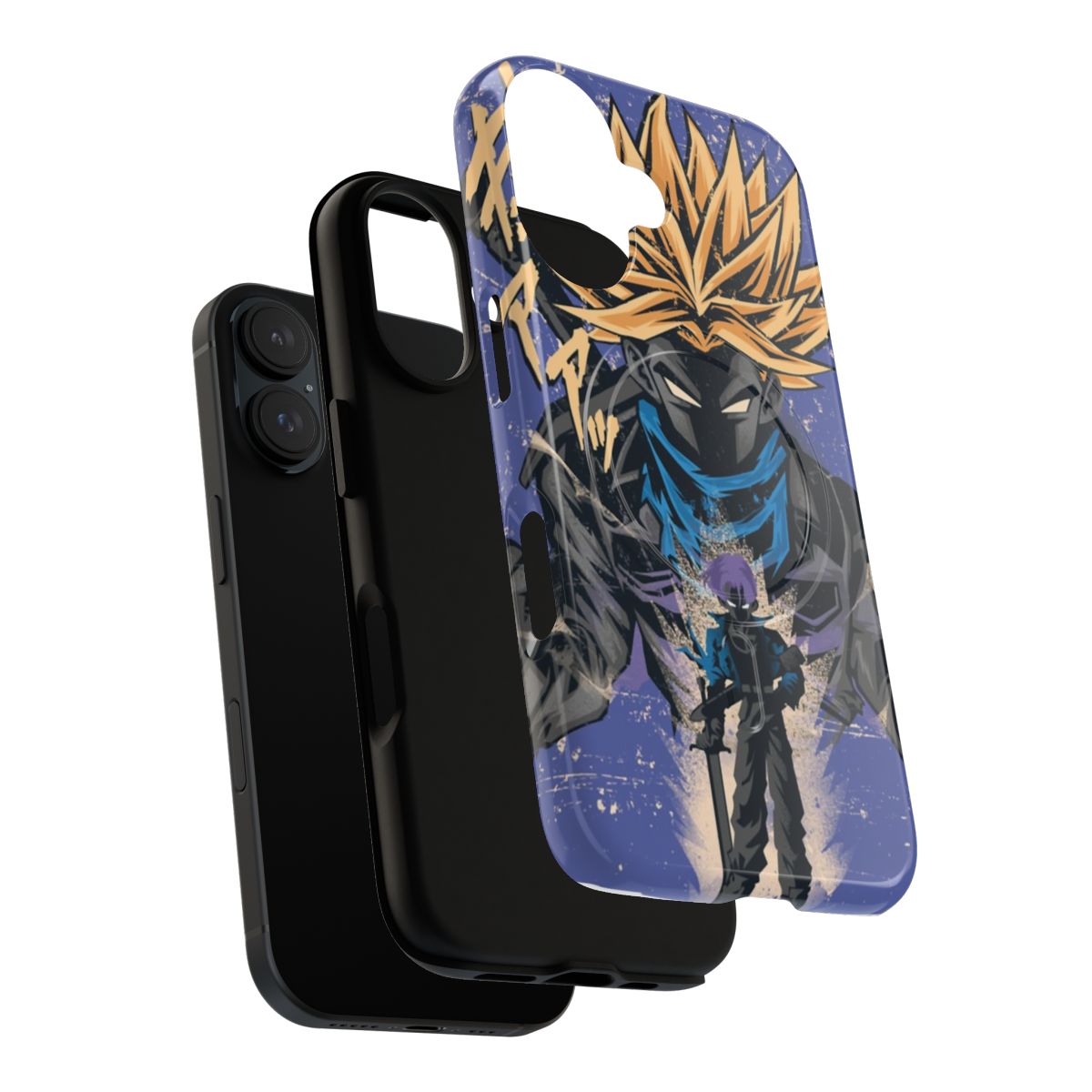 Retro Magnetic Tough Dragon Ball Z Phone Case - Layers