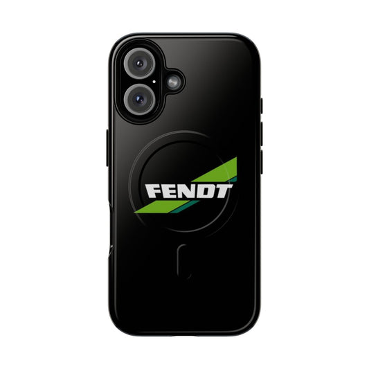 Fendt tractor-themed magnetic tough phone case