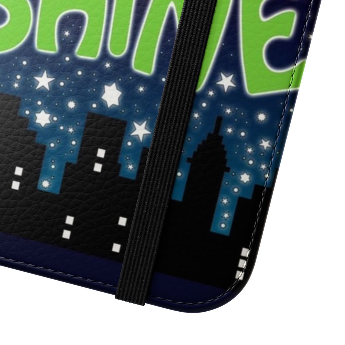 Victorious-themed flip phone case with shiny design - Close Up