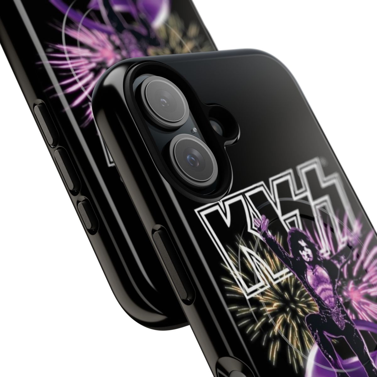 Magnetic tough phone case featuring the iconic Starchild design from the legendary rock band KISS. - Detail