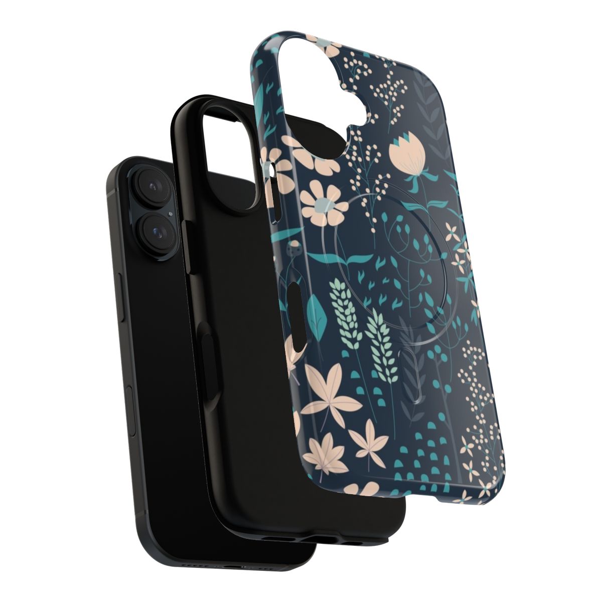 Artistic and elegant floral garden phone case design - Layers